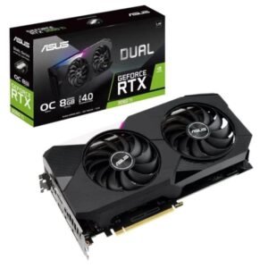 Asus Dual Nvidia GeForce RTX 3060 Ti V2 OC Edition 8GB GDDR6 Graphics Card LHR Graphics Card