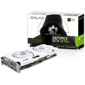 Galax NVIDIA GeForce GTX 1070Ti Ex-SNPR White Gaming Graphics Card, 8GB GDDR5, 256-Bit Graphics Card