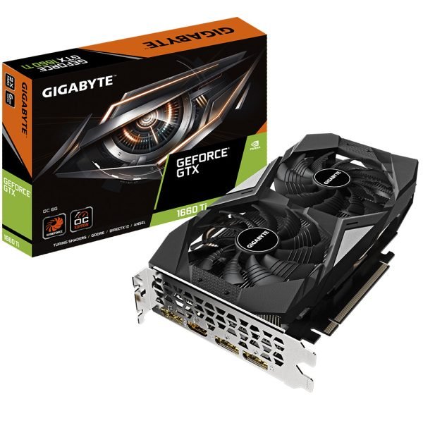 Gigabyte Nvidia GeForce GTX 1660 Ti OC 6GB GDDR6 Graphics Card Graphics Card Gigabyte Nvidia GeForce GTX 1660 Ti OC 6GB GDDR6 Graphics Card Graphics Card