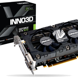 Inno3D Graphics Card GTX 1070 8GB GDDR5 Twin X2 V3 (N1070-2SDV-P5DS) Graphics Card