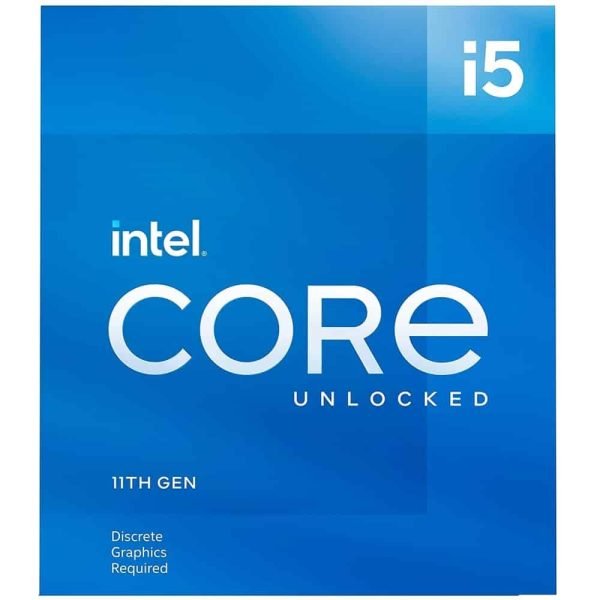 Intel Core i5-11600KF 11th Generation Desktop Processor BX8070811600KF 6 Cores, 12 Threads, 4.90 GHz Turbo Frequency Processor Intel Core i5-11600KF 11th Generation Desktop Processor BX8070811600KF 6 Cores, 12 Threads, 4.90 GHz Turbo Frequency Processor
