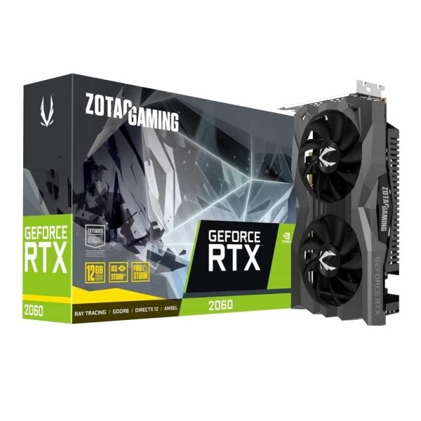 Zotac Gaming Nvidia GeForce RTX 2060 Twin Fan 12GB GDDR6 Graphics Card Graphics Card Zotac Gaming Nvidia GeForce RTX 2060 Twin Fan 12GB GDDR6 Graphics Card Graphics Card