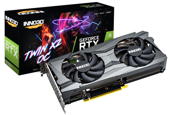 INNO3D GEFORCE RTX 3060 TWIN X2 OC 12GB GDDR6 Graphics Card INNO3D GEFORCE RTX 3060 TWIN X2 OC 12GB GDDR6 Graphics Card